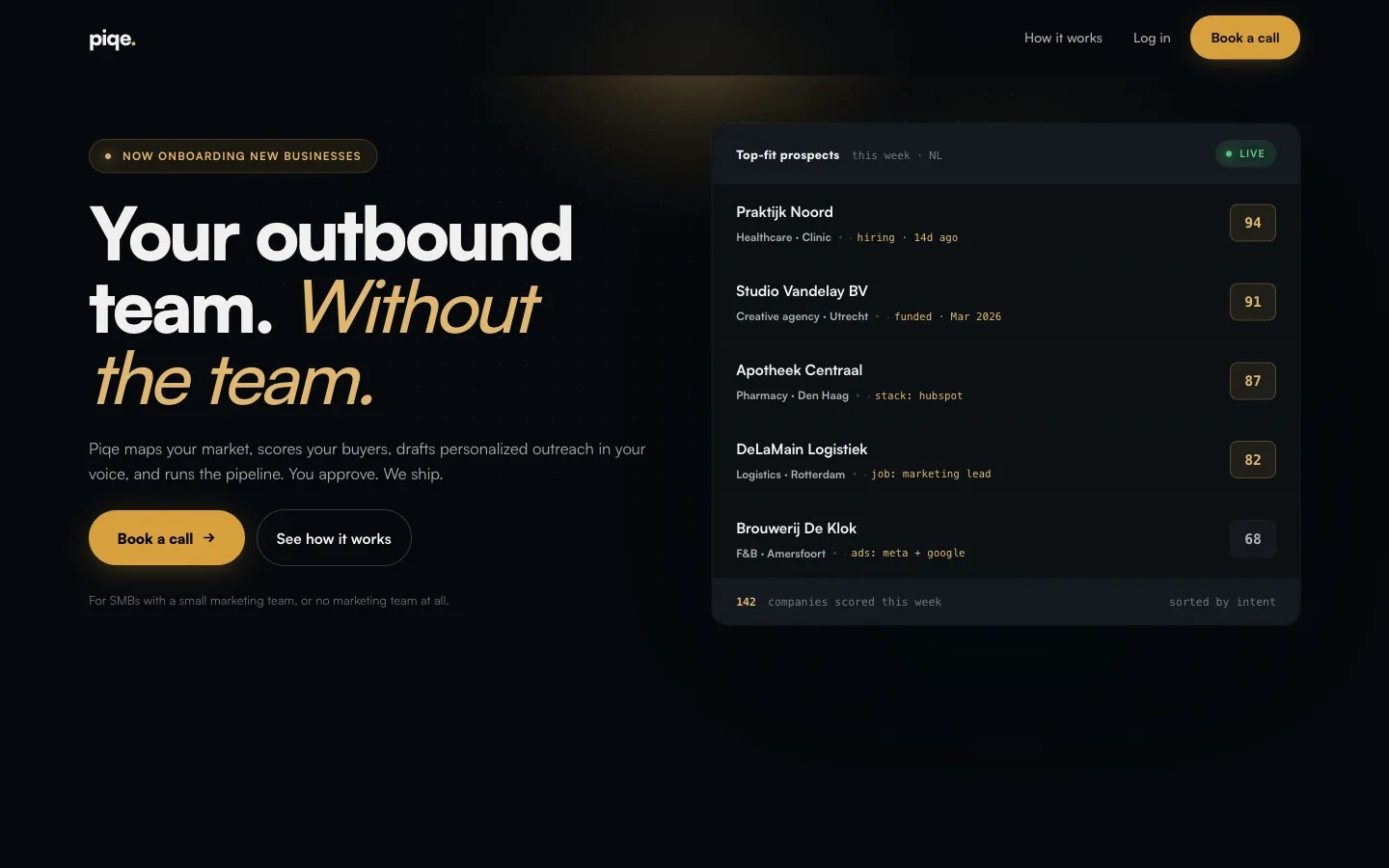 Piqe product screenshot